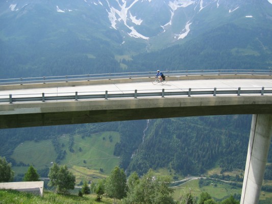 Gotthard flying hairpin